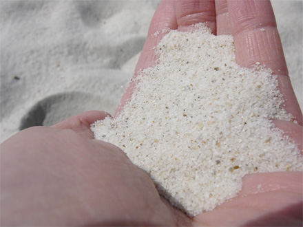 白良浜の砂