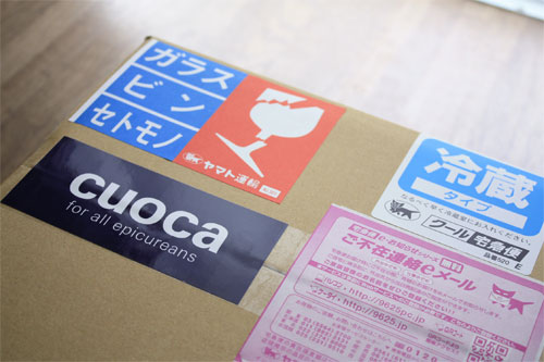 クオカ（cuoca)から届いた荷物