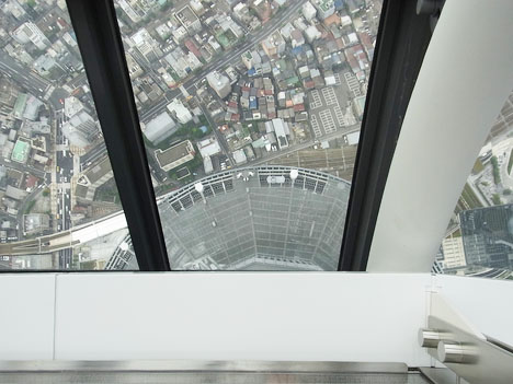 東京スカイツリー内　第二展望台からの眺め